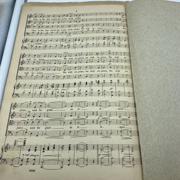 Lorenz's Octavo Assortment Sample Pack Anthems For Mixed Voices Nov 30 1927 - Picture 13 of 13